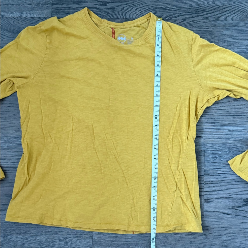 Janji Mustard Yellow Long Sleeve Tee - Picture 7 of 9